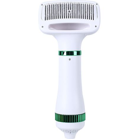 Peigne sèche-cheveux 2-en-1 pour chien, brosse soufflante animal domestique, sècheur portable seconde génération, toilettage cosmétique