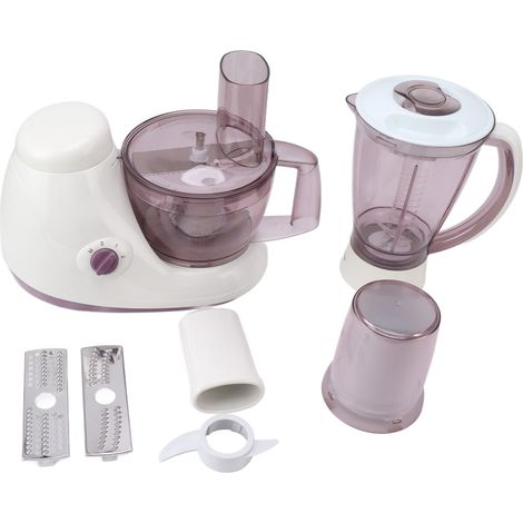 Mixeur électrique 2000W, tête de coupe inox, 3 récipients, pour cuisine restaurant pâte pâtisserie, 220V prise UE (1/5)