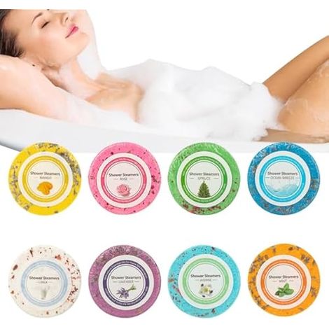 Shower Steamers - Essential Oil Shower Tablets Shower Bombs for Men and Women Personal Care and Relaxation Gifts for Women and Men Bath Bombs Shower in pa (1/5)