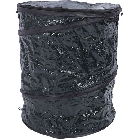 Pop Up Trash Container Portable Space Saving Tear Resistant PE Multipurpose Pop Up Trash Bin for Outdoor Camping (1/4)