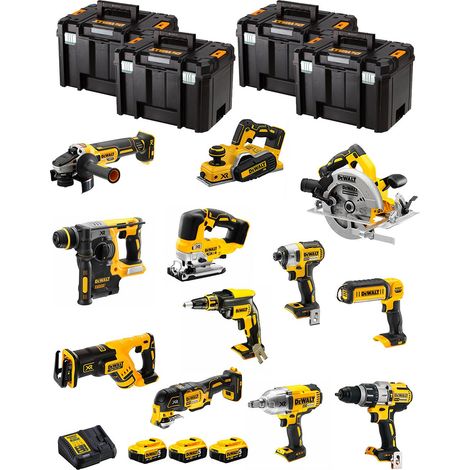 DeWALT Kit DWK1203T (DCD996+DCH273+DCG405+DCF887+DCF899H+DCS334+DCS570+ DCS355+DCP580+DCS367+DCL050+DCF620+3x5,0Ah+DCB115+4xTVI) (1/5)