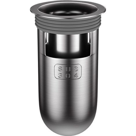 1 filtro antiriflusso per scarico a pavimento della doccia in acciaio inox per WC, accessori per il bagno (38×105 mm) (1/4)