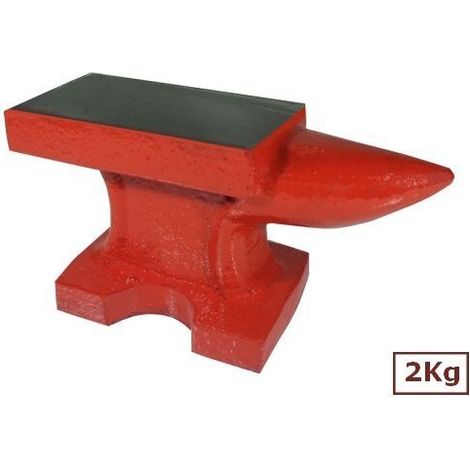 Incudine in ghisa con base e piano in ferro per officina fabbro/orafo/modellismo 2kg