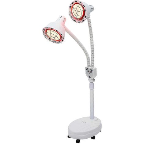 275-W-Infrarot-Wärmelampe mit Edelstahlgewebe, verstellbarem Schlauch und Ständer (25–26 cm). (1/5)