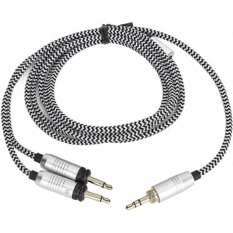Câble audio de remplacement pour casques Focal Elegia, MG, Celestee, Stellia, Elear, Clear Radiance - cordon sonore haute performance, fil conducteur adapté aux modèles précités, accessoire de rechang (1/5)