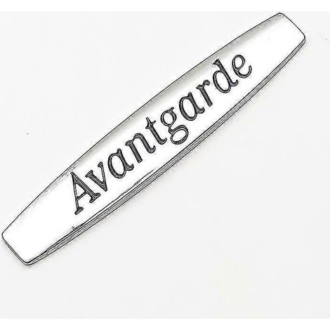 2024 2 pièces Logo Avantgarde en métal 3D, emblème, badge d'aile de voiture pour Mercedes Benz W205 W211 W212 W203 W204, autocollant Avantgarde, accessoires