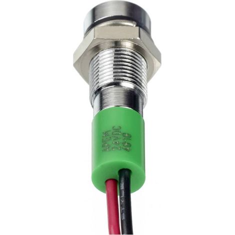 APEM Q6R1BXXG02E Voyant de signalisation LED vert Recessd 50 mcd Y111483 (1/2)
