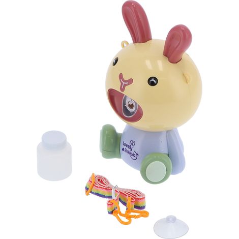 Machine à bulles pour enfants avec solution à bulles, souffleur de bulles automatique, jouet d'extérieur (1/5)