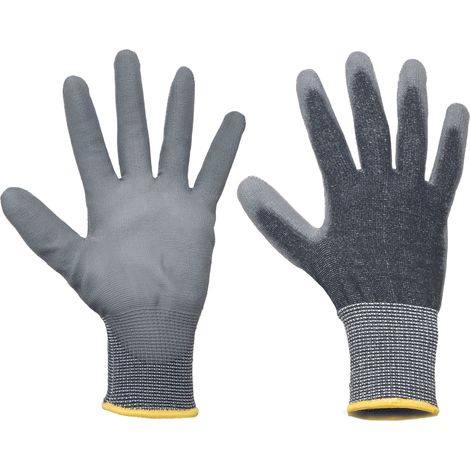 Rook Light Cerva nahtlose Überspannungsschutzhandschuhe grau 7