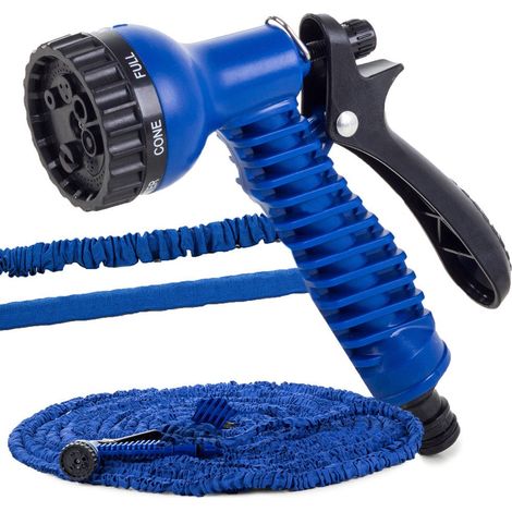 Tuyau d'arrosage extensible 20 m - 60 m avec pistolet (1/5)