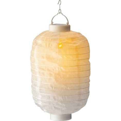 LANTERNA SOLARE 30 LED FIAMMA BIANCO CALDO D.20XH2