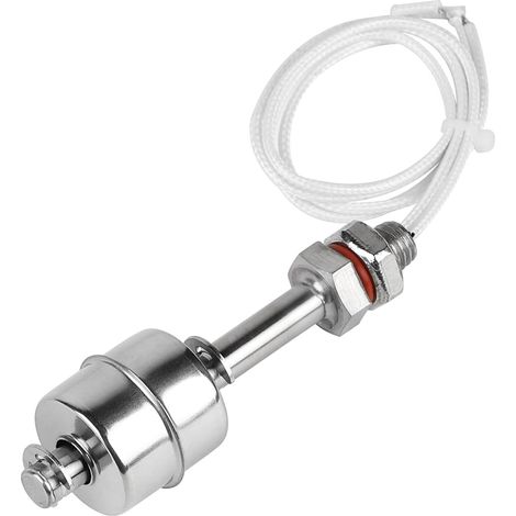 Interrupteur à flotteur en acier inoxydable, 75 mm, capteur vertical de niveau d'eau M10, régulateur de niveau d'eau 0 230 V (1/5)