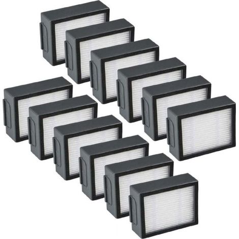 Pacchetto da 12 filtri di ricambio per aspirapolvere iRobot Roomba serie i ed e (i7, e5, e6) + J7, pezzi di ricambio, accessori (1/4)