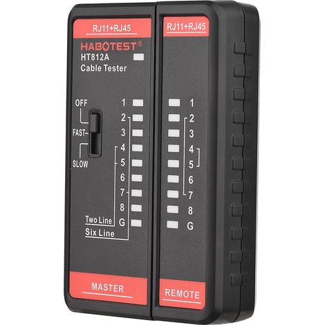 HABOTEST HT812A Netzwerkkabeltester, Drahtdetektor, Telefonleitungstester, Telefon- und Netzwerkleitungstester