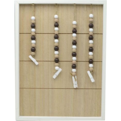 Portamemo lignum legno rettangolare cm 27x2