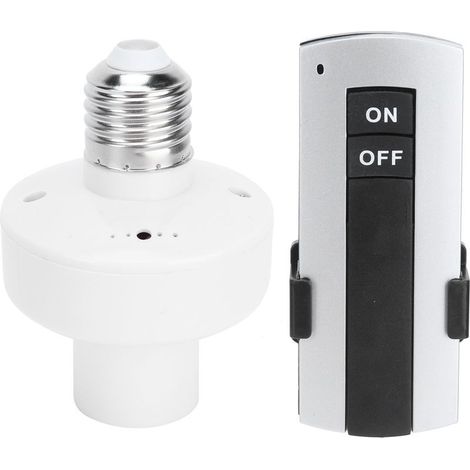 Douille Ampoule E27 avec Télécommande pour Chambre et Maison 220V (1/5)