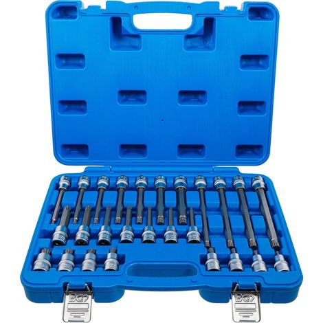 BGS  Juego  de  puntas  de  vaso,  entrada  cuadrado  interior  12,5  mm  (1/2")  perfil  XZN  (para  XZN),  26  piezas  -  5180 (1/4)