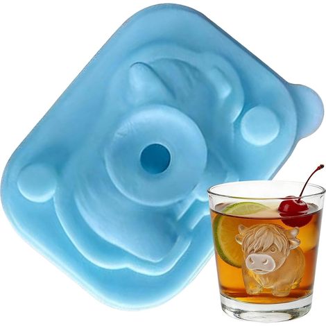 Moule à glaçons géant en silicone, Highland Food Ustensiles et gadgets de cuisine Pour whisky, cocktails, cuisine, aliments, camping, voyages (1/5)