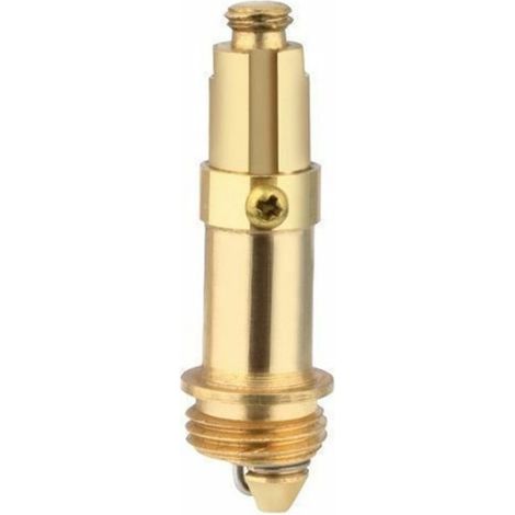 Bouchon Poussoir À Ressort - Déversement Pour Lavabo - Mécanisme Click Clack Interne - Cuivre - M8/M16 - 1 Pièce (1/5)