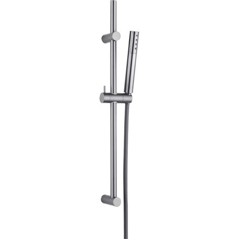 Juego de ducha Pretto Graphite con barra