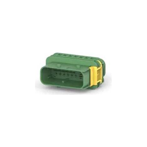 Connecteur Series Heavy Duty Sealed 1.6X2.8 femelle 16voies vert sans joint