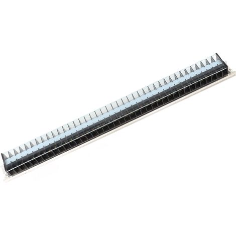 Bornier de barrière 40 pôles 660V 15A avec couvercle pour circuits électroniques - 2 pièces (1/5)