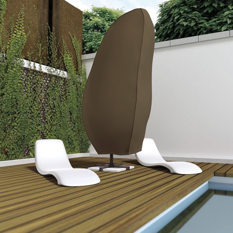 Nortene Funda parasol descentrado 60X80X265CM Marrón (1/6)