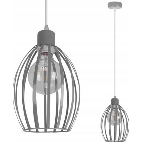 LOFT DECKENHÄNGELAMPE METALL E27 LED (1/5)