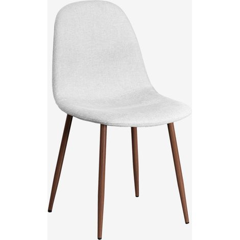 SKLUM 4er Set Esszimmerstühle Glamm Dunkles Holz (1/5)