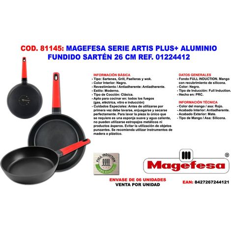 Poêle à frire MAGEFESA Finstock Artis Plus Alum. Fonte 26 cm 01224412