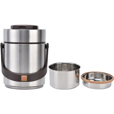 Boîte à Bento de pot de nourriture sous vide d'acier inoxydable de récipients à déjeuner isolés de 1500 ml pour l'adulte