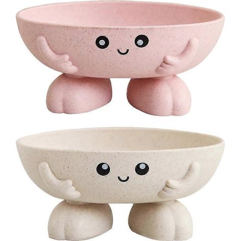 Lot de 2 porte-savons mignons pour baignoire et salle de bain. (1/3)