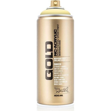 Bombe de peinture - Gold - Acrylique - Vanilla - G1000 - 400ml - Montana Cans