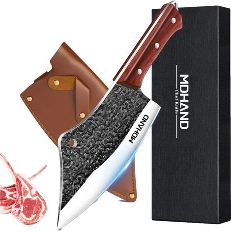 Cuchillo deshuesador, acero de alto carbono, longitud de la hoja 17,8 cm, longitud del mango 14,2 cm, ángulo de la hoja 60°, ecológico. (1/5)