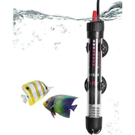 Chauffage d'aquarium Réglable 25 W Résistance Aquarium avec Thermostat 20-34 °C pour Réservoirs à Poissons et Aquarium