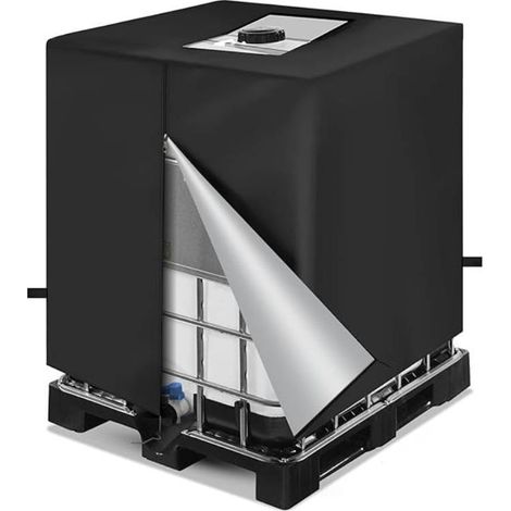 Copertura per serbatoio dell'acqua IBC antipolvere e antisole in tessuto Oxford 210D da 1000 litri (1/4)