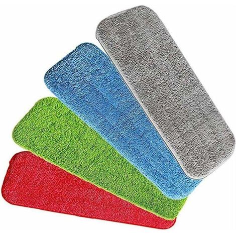 BEBUSINGOTO Stück Moppkopf-Nachfüllpackungen, Mikrofaser-Mopp-Ersatzköpfe, super saugfähiger, waschbarer Reinigungspad-Mopp für Sprühmopps (1/5)