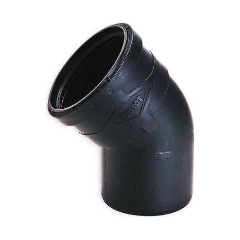 CURVA IN PPR BLACK ULTRA SILENT- DN 90 15°- BAMPI- pezzi 1