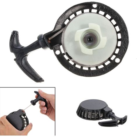 Black Metal Mini Moto Easy Pull Start Pullstarter For 49cc Mini Quad ATVs Dirt Bike Engines (1/5)