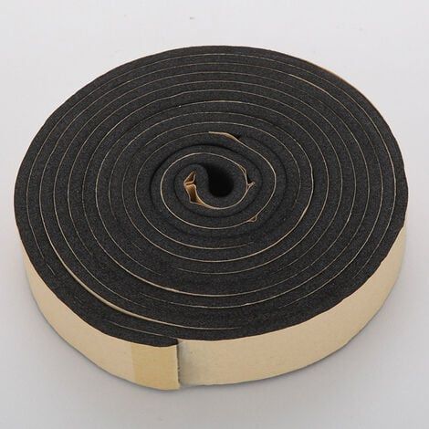 Largeur 30mm épaisseur 5mm / longueur 3M. isolation thermique bande de colle auto - adhésive bande d'étanchéité d'éponge ignifuge joint de porte et de fenêtre. joint de mousse adhésive (1/3)