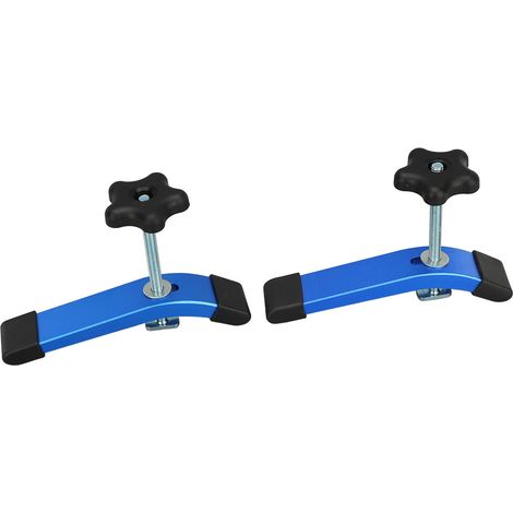 2 ensembles serre-joint rail T aluminium pour menuiserie poignée universelle accessoires bois (1/5)