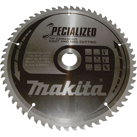 MAKITA B-33211 Disco HM 270/30/60D Reforzado