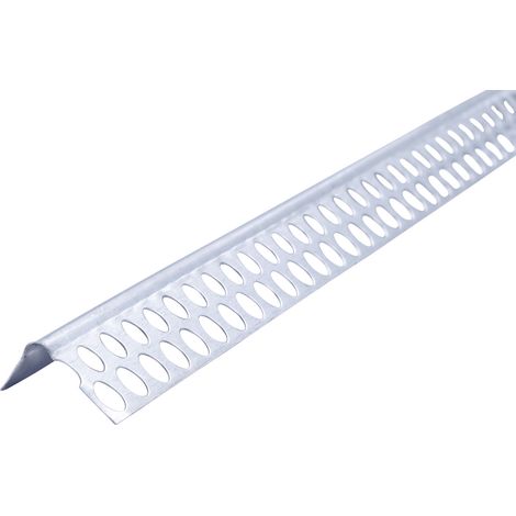 Baukom Spachtelprofil Kantenprofil 13 x 23,5 mm Aluminium glatt 5 Stück