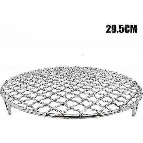 Grille de barbecue ronde en acier inoxydable (15, 18, 20, 24, 29 cm) - Neuf - 29,5 cm