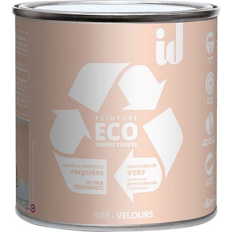 PEINTURE ECO RESPECTUEUSE VELOURS NUDE 500ML - ID Paris (1/3)