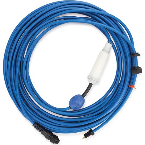 2 câble swivel,câble anti-enchevêtrement,bleu,18m,accessoire robot piscine,e35 s200 (1/5)