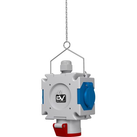 Tableau électrique suspendu mDV 16 A 2x230 V Schuko Doktorvolt® DV-2695-D (1/4)