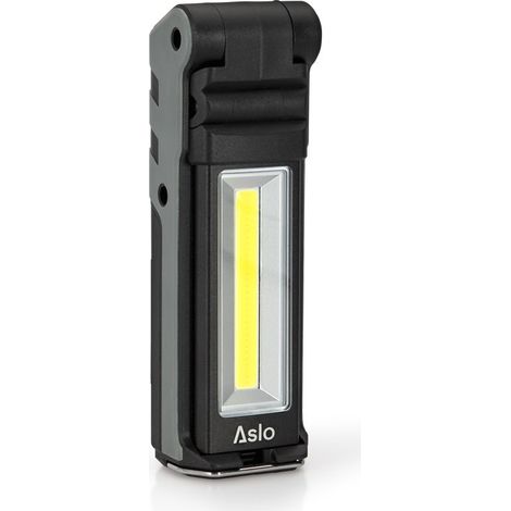 Lampe torche LED rechargeable 3,7V Super LED 2x3W 200 lumens Autonomie 4 heures ASLO (1/2)
