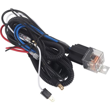 Kit de Relais Faisceau Câblage Klaxon 12V/24V Installation Facile Voiture Camion Moto SUV Compatibilité Universelle Suitable for Most Vehicles (1/5)