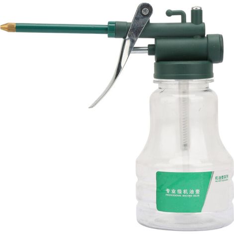 O Sp Transparent Haute Pression avec Bec – Pot d'huile de Lubrification pour Application d'huile, Idéal pour les Projets de Bricolage et de Bricolage – Pompe O pour une (1/4)